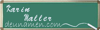 Karin Maller Visitenkarte